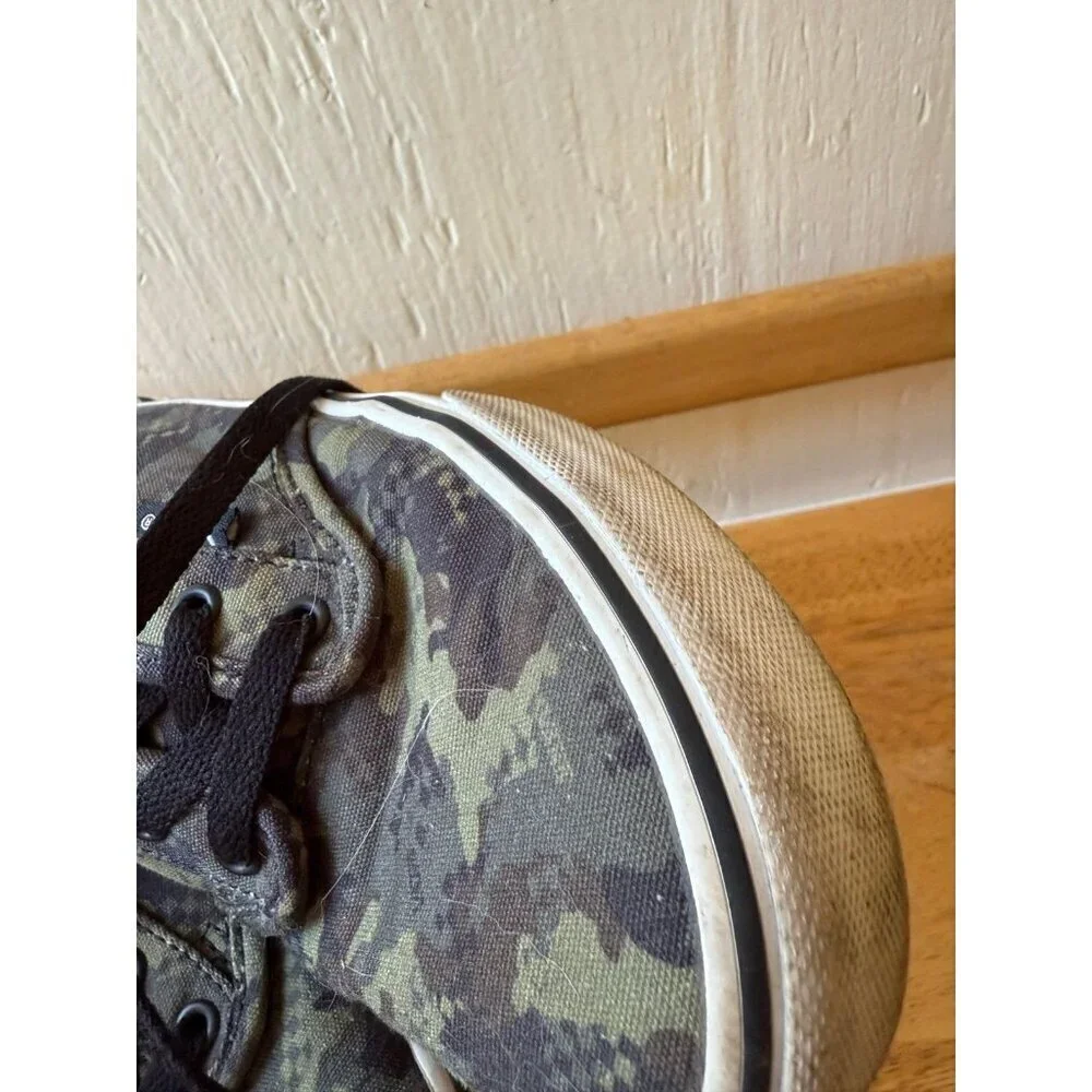 VANS youth size 4 camo sneakers